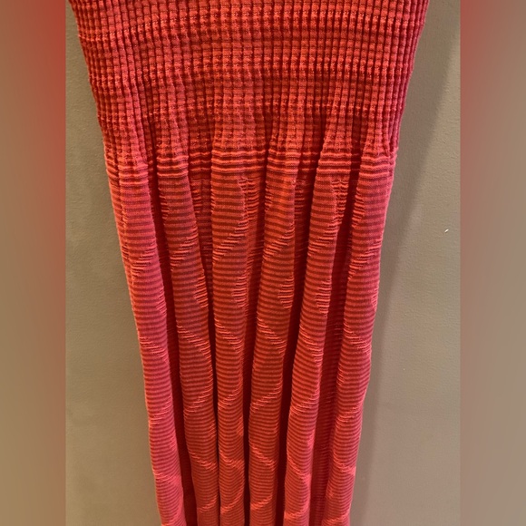 M Missoni Bright Pink-Orange Midi Dress - Picture 3 of 9